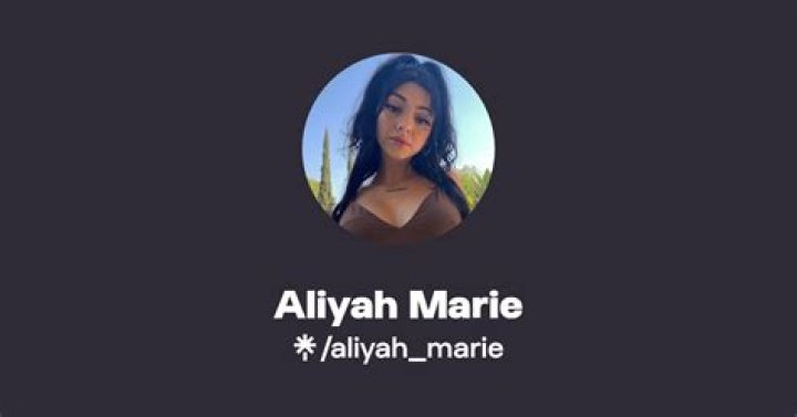 Unraveling the Mystique: The Allure of Aliyah Marie's OnlyFans Leaked Content
